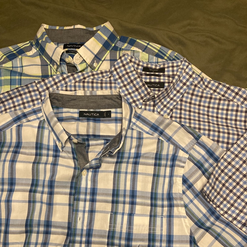(lot of 3)Men's Nautica shirts